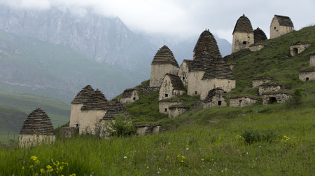 City of the dead. Dargavs.North Ossetia. Russia.の写真素材