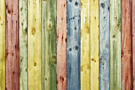 vintage wooden planks wall background の写真素材