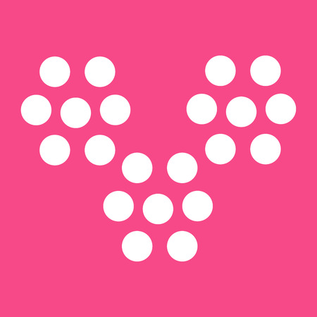 abstract dot vector patterns. line geometric pattern for your design.のイラスト素材