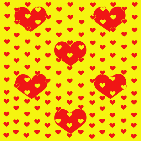 Lovely heart. Heart pattern. background look sweet and beautiful for lovers or valentine theme.のイラスト素材