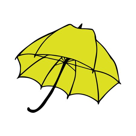Umbrella vector illustration. Umbrella for decoration design. umbrella for concept design. Creative vector concept.のイラスト素材