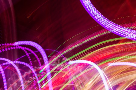 Defocus club light. Blurry lights. Club lights for designer.の写真素材