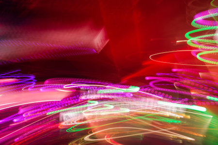 Defocus club light. Blurry lights. Club lights for designer.