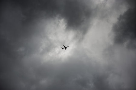 dramatic cloudsの写真素材