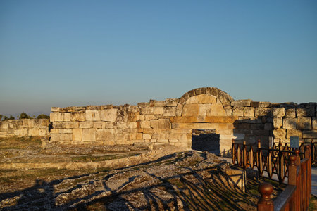 The ruins of Hierapolis