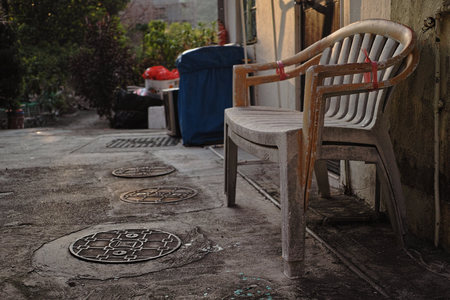 the streets on the islandの写真素材