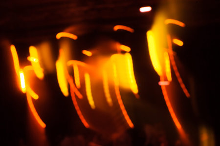 Defocus club light. Blurry lights. Club lights for designer.