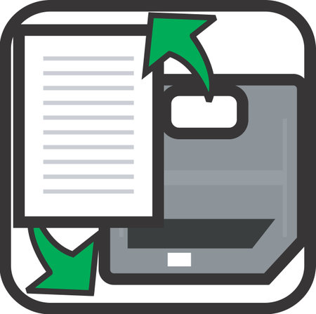 Illustration of a symbol of data transfer	