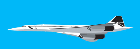 Illustration of an aeroplane in flying	