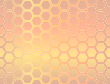 Seamless geometric hexagon background, abstract vector patternのイラスト素材