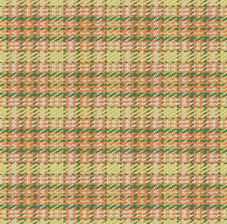 Checked material pattern, tartan and plaid fabric background, seamless vectorのイラスト素材
