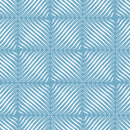 Seamless pattern with flourishes in square shape, repeated green and blue scroll background, universal backdrop, curl decoration elements wallpaper, vector illustrationのイラスト素材