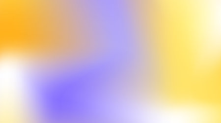 Colorful gradient background. Yellow, purple, orange wallpaper. Pastel blurred surface. Soft spring lavender color texture. Abstract vectorのイラスト素材