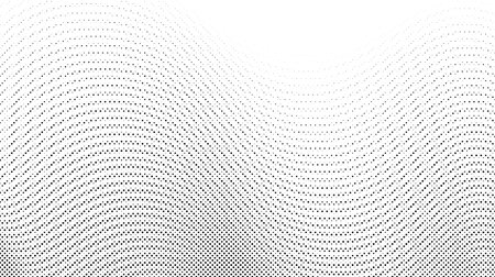 Wavy lines background. Abstract stripes texture. Warped and curved lines wallpaper. Minimalistic design templateのイラスト素材