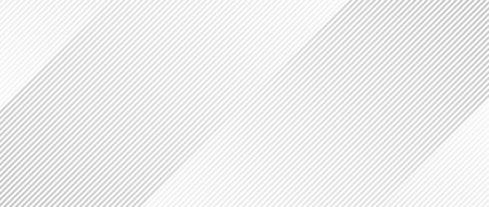 Abstract thin diagonal lines background. Slanted parallel white and grey stripes wallpaper. Vector geometric tech template texture for banner, poster, presentation, brochure, print, flyer, card, coverのイラスト素材