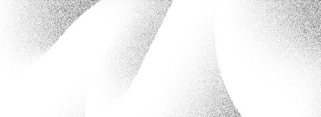 Stippled wavy sand grain texture. Grunge curved gradient wave wallpaper. Grit noise dot work overlay. Black dots, speckles, particles or granules print background. Vector fluid gritty backdropのイラスト素材