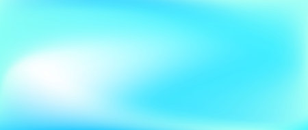 Bright turquoise gradient background. Vibrant fluid teal color backdrop. Abstract smooth fresh mint wallpaper. Blur vivid blue green marine concept texture for banner, poster, presentation. Vectorのイラスト素材