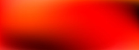 Abstract red gradient background. Saturated smooth hot color gradation wallpaper. Vibrant intense blur backdrop for banner, poster, leaflet, brochure, booklet, flyer. Vector bright fiery red overlayのイラスト素材
