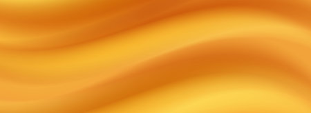 Caramel gradient background. Flowing liquid gold honey wallpaper. Abstract wavy fluid golden mousse souffle backdrop. Blurred smooth oil or butter texture. Amber color satin silk bg. Vectorのイラスト素材