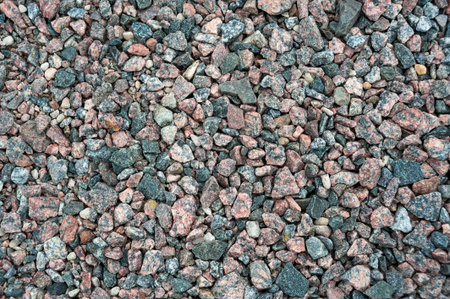 photo background of small eamens of granite and pebbles