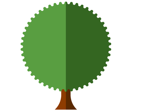 Tree vector illustrationのイラスト素材