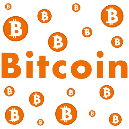 bitcoinのイラスト素材