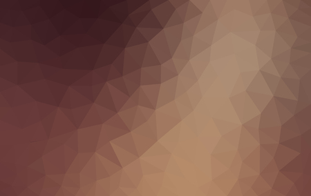 Light brown low poly background, abstract crystal texture, polygon design vector illustrationのイラスト素材