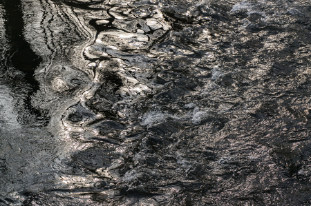 river thresholds, current, foamの写真素材