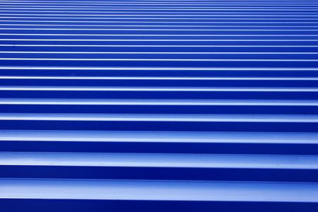 blue metal roofの写真素材