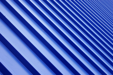 blue metal roof