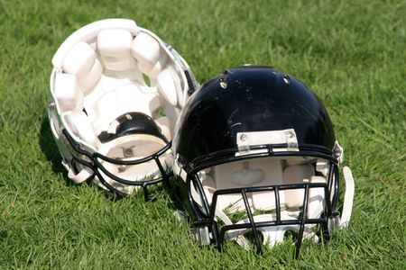 American football helmetの写真素材