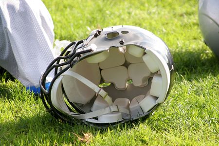 American football helmetの写真素材