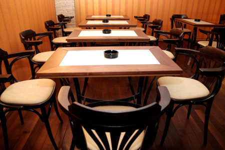 coffee-house, tables and chairs