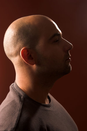 portrait of young manの写真素材