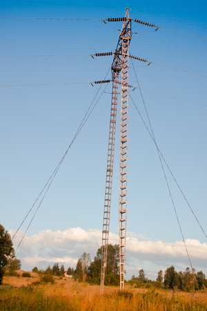 electricity transmissionの写真素材