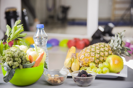 Healthy lifestyle concept, Diet and fitness,Healthy , food, sport or athlete's equipment.の写真素材