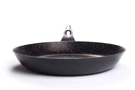 frying pan isolated on white background..の写真素材