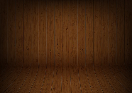Dark wood curve wall texture background interiorのイラスト素材
