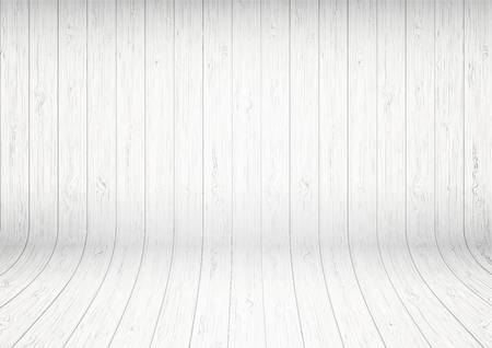 Light white curved wood plank background textureのイラスト素材