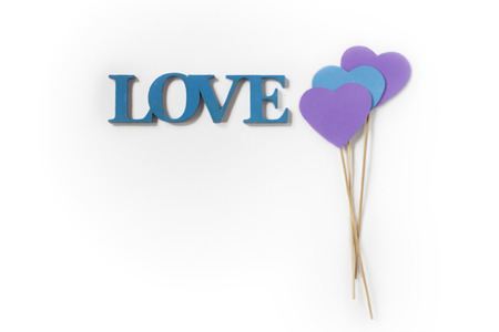 Hearts and love for 14 of Fabruaryの写真素材