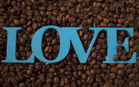 Coffee and love decorの写真素材