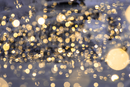 colorful abstract circles with bokeh defocused lightsの写真素材