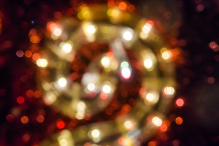 colorful abstract circles with bokeh defocused lightsの写真素材