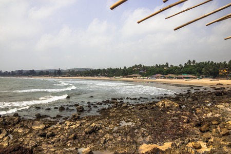 Beauty beach landscape goa indiaの写真素材