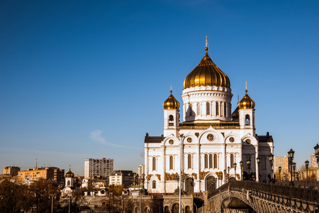 Cathedral of Christ the Saviour. Orthodox churchの写真素材