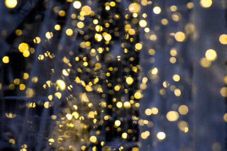 colorful abstract circles with bokeh defocused lights