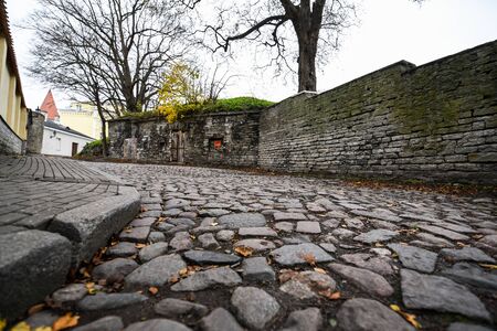 Tallinn, Estonia, November 3, 2018 Vanalinn old town Historic Centre of Tallinnのeditorial素材