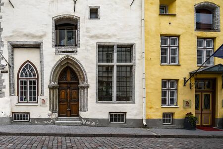 Tallinn, Estonia - November 3, 2018: Vanalinn old town Historic Centre of Tallinnのeditorial素材