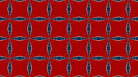 pattern with symmetric geometric ornament. kaleidoscope background