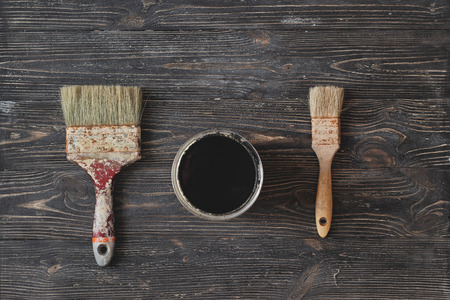 The concept of restoration of old wooden structuresの写真素材